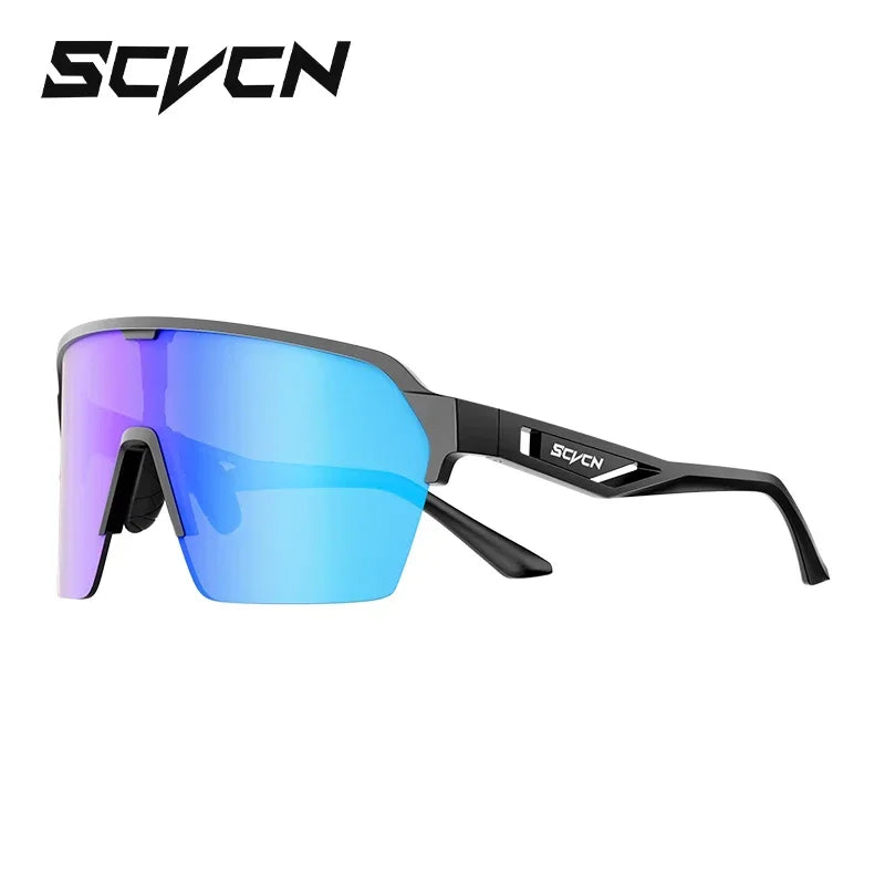 SCVCN New Outdoor Sunglasses Men Road Driving Bike Cycling Glasses Sports Hiking Running Women Bicycle Cycling UV400 Goggles