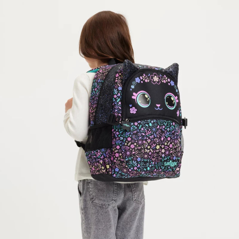 Genuine Australia Smiggle Backpack Cute Cat Cartoon Series School Bag Anime Backpack Student Gift Separate Purchases
