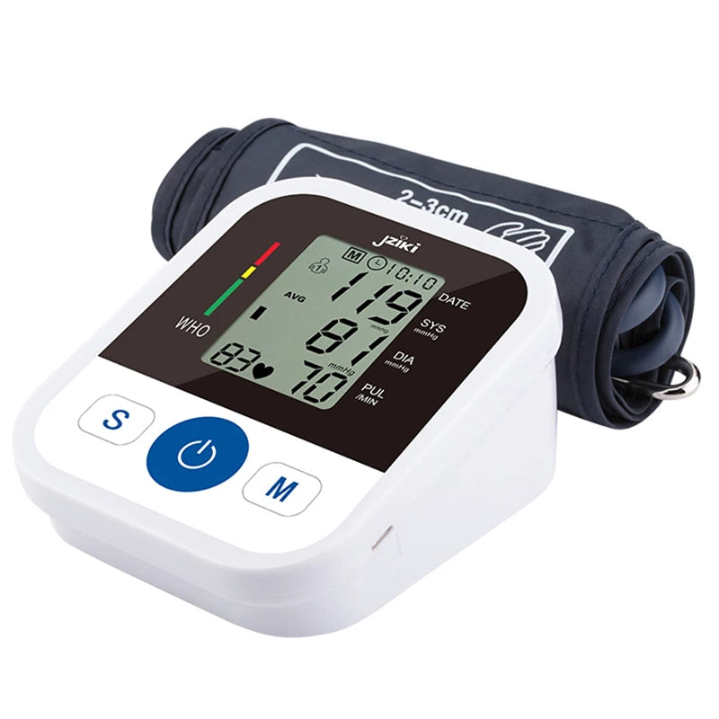 🩺 LINGKUN Digital Arm Blood Pressure Monitor
Automatic Tonometer | Heart Rate & Pulse Meter | Arm Sphygmomanometer | Oximeter Function