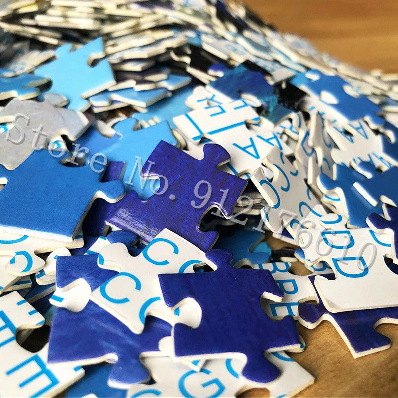 Disney Pixar Jigsaw Puzzles 300/500/1000 Pieces Earth Waste Packer Walle.e Animation Cartoon Puzzles Kids Educational Toys Gifts