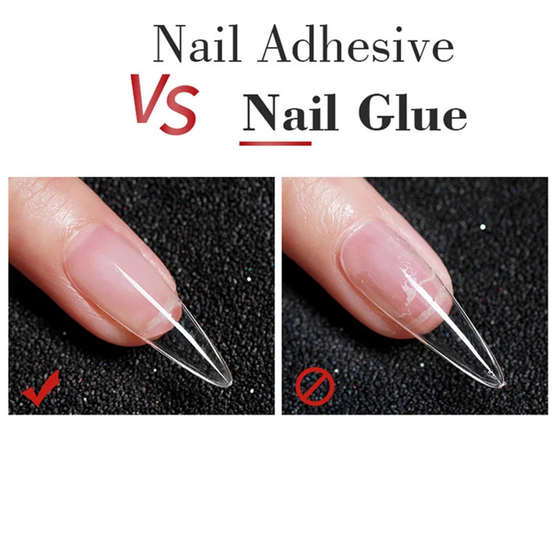 AS 15ML Nail Tips Glue Gel For Falses Nail Tips Fast Extension 3 IN 1 Function Nails Art Transparent Gel Polish Soak Off UV Gel