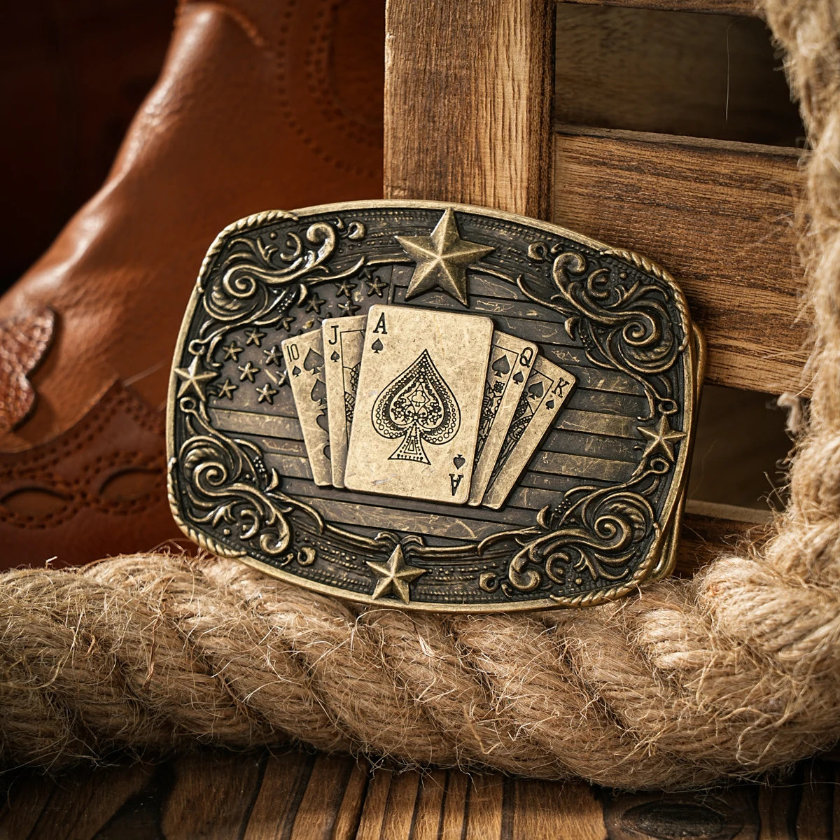 Western style plate buckle belt metal buckle one belt buckle
