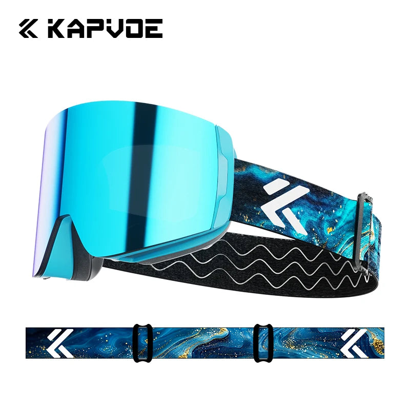 Snowstorm Vision Pro Ski & Snowboard Goggles – UV400 Mirror Lens