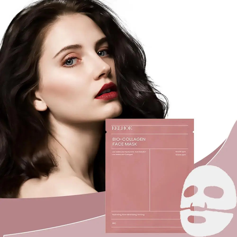 Bio-Collagen Face Mask Collagen Protein Hydrogel Soft Gel Mask Deep Moisturizing For Women Skin Care Products
