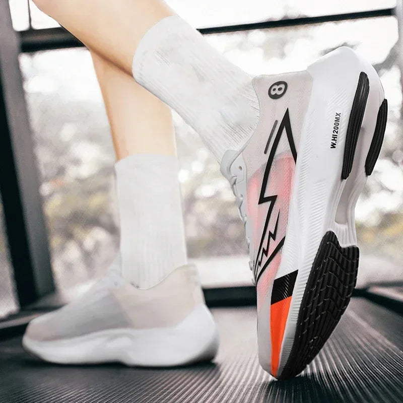 Running Shoes Men High Quality Full Palm Carbon Plate Cushion Professional Training Shoes Lightweight Wear-Resistant Sneakers