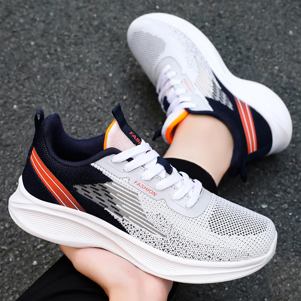 Men's Running Shoes 2025 New Lightweight Breathable Mesh Sneakers, Fashion Casual Sports Shoes for Outdoor Walking, Non - slip C