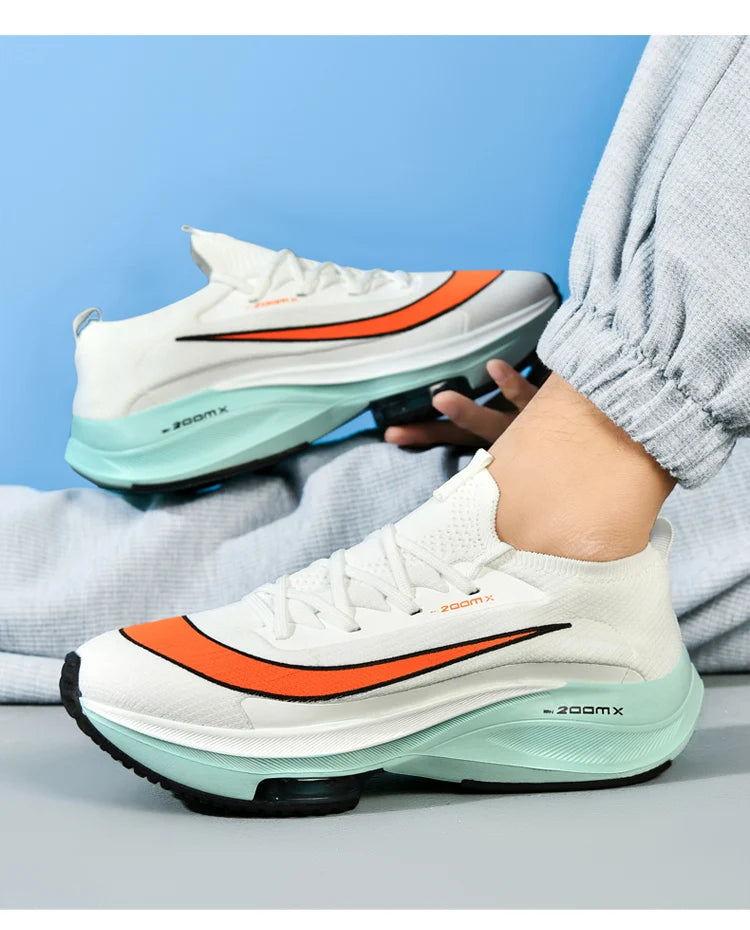 Outdoor Marathon Couple Sneaker Height Increasing Running Shoes for Men Original Soft Walking Tenis Boys Girls Sport Footwear 46