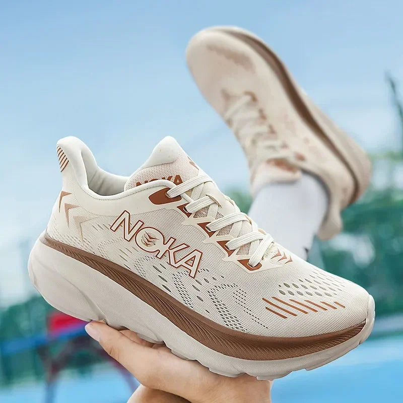 Marathon Sports Running Shoes Men Breathable Lightweight Sneakers Comfortable Athletic Nonskid Leisure Outdoor Sneakers for Men