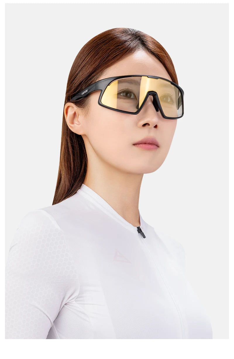 Kapvoe New Cycling Glasses Sports Glasses Sunglasses Men Women Hiking Glasses Bike MTB Bicycle Outdoor Eyewear UV400 Goggles