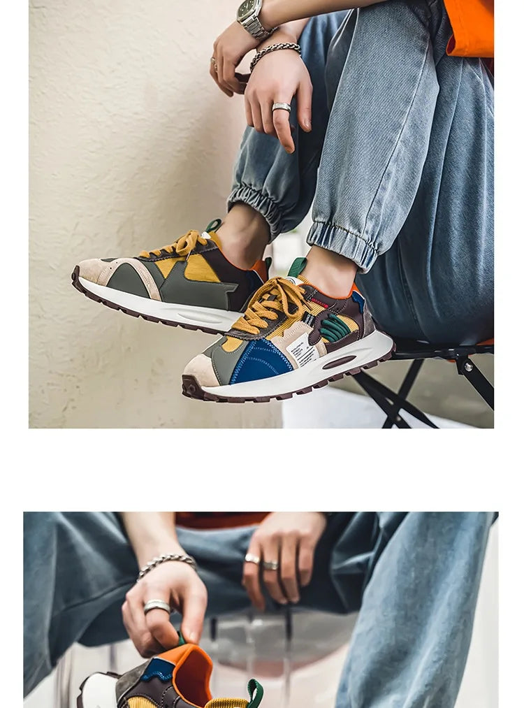 Trendy Men's Casual Running Shoes 2025 New Quality Fashion Sneakers for Mens Mesh Outdoor Tennis Training Shoes Tenis Masculino