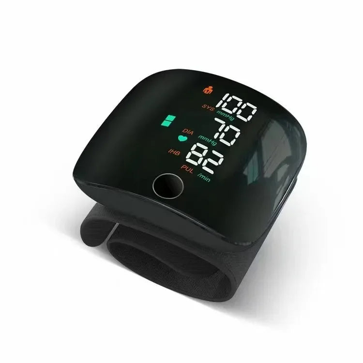 🖤 LINGKUN Wrist Blood Pressure Monitor,
LED Display | Fast Measurement | Digital Tensiometer | Heart Rate | USB Rechargeable