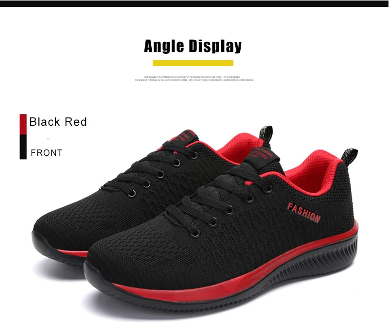 Mens Casual Sneakers Running Shoes Men Lace-up Lightweight Comfortable Breathable Big Size 46 Athletic Walking Shoes for Men