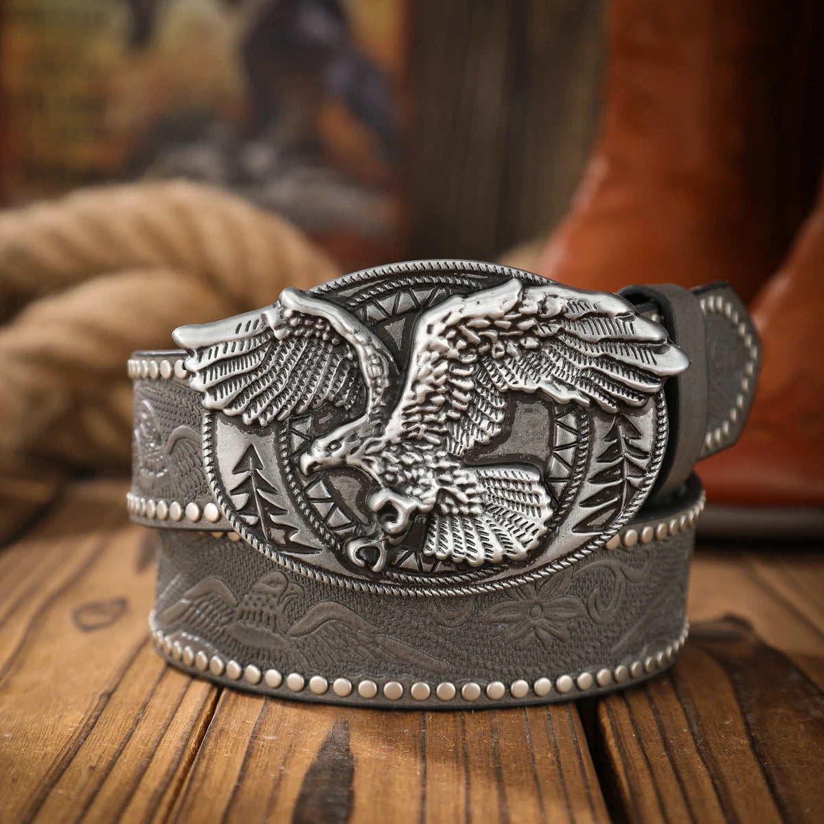 Vintage and fashion collision! PU leather alloy buckle waistband, for both men and women, to create a personalized western styl