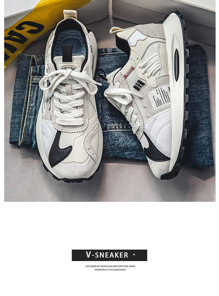 Trendy Men's Casual Running Shoes 2025 New Quality Fashion Sneakers for Mens Mesh Outdoor Tennis Training Shoes Tenis Masculino