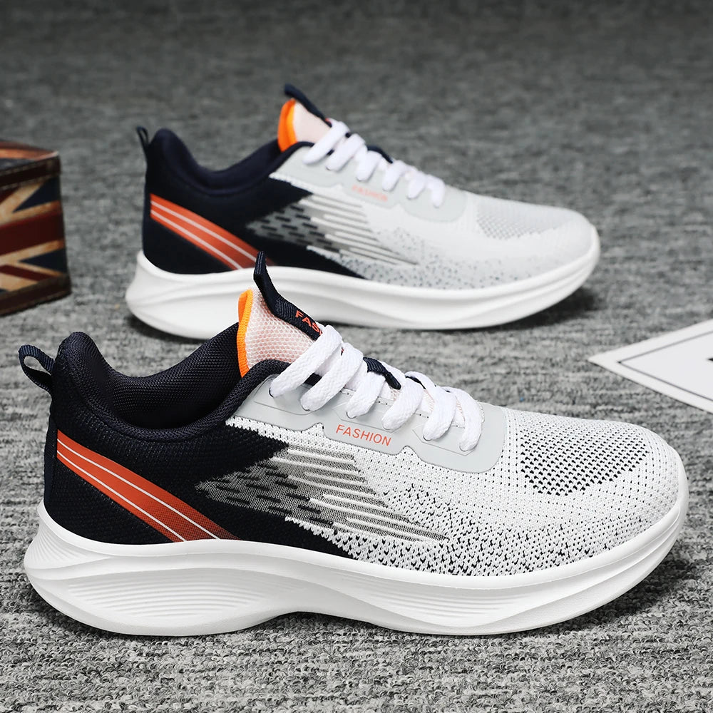 Men's Running Shoes 2025 New Lightweight Breathable Mesh Sneakers, Fashion Casual Sports Shoes for Outdoor Walking, Non - slip C