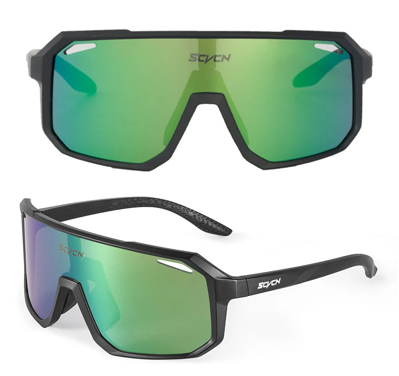 SCVCN Outdoor MTB Driving Glasses Cycling Sunglasses UV400 Women Sports Running Eyewear Men Road Bicycle Glasses Bike Goggles