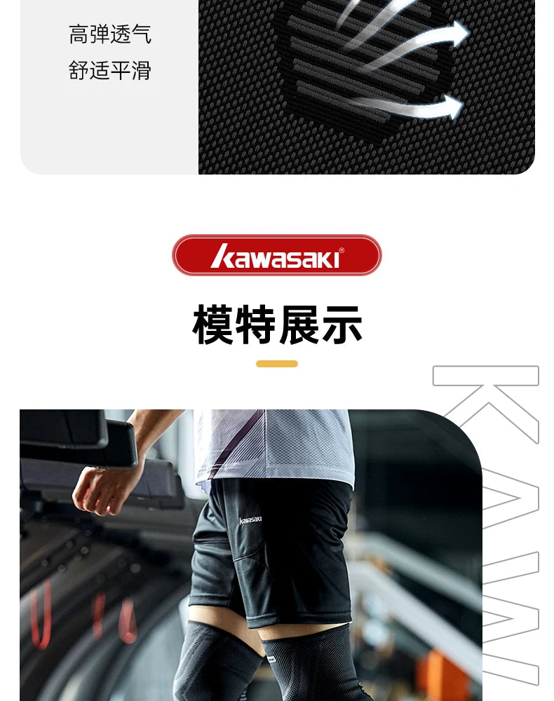 KAWASAKI Knee Pads for Badminton Basketball Yoga Women Men Patella Brace Knee Support Fitness Protector Work Gear