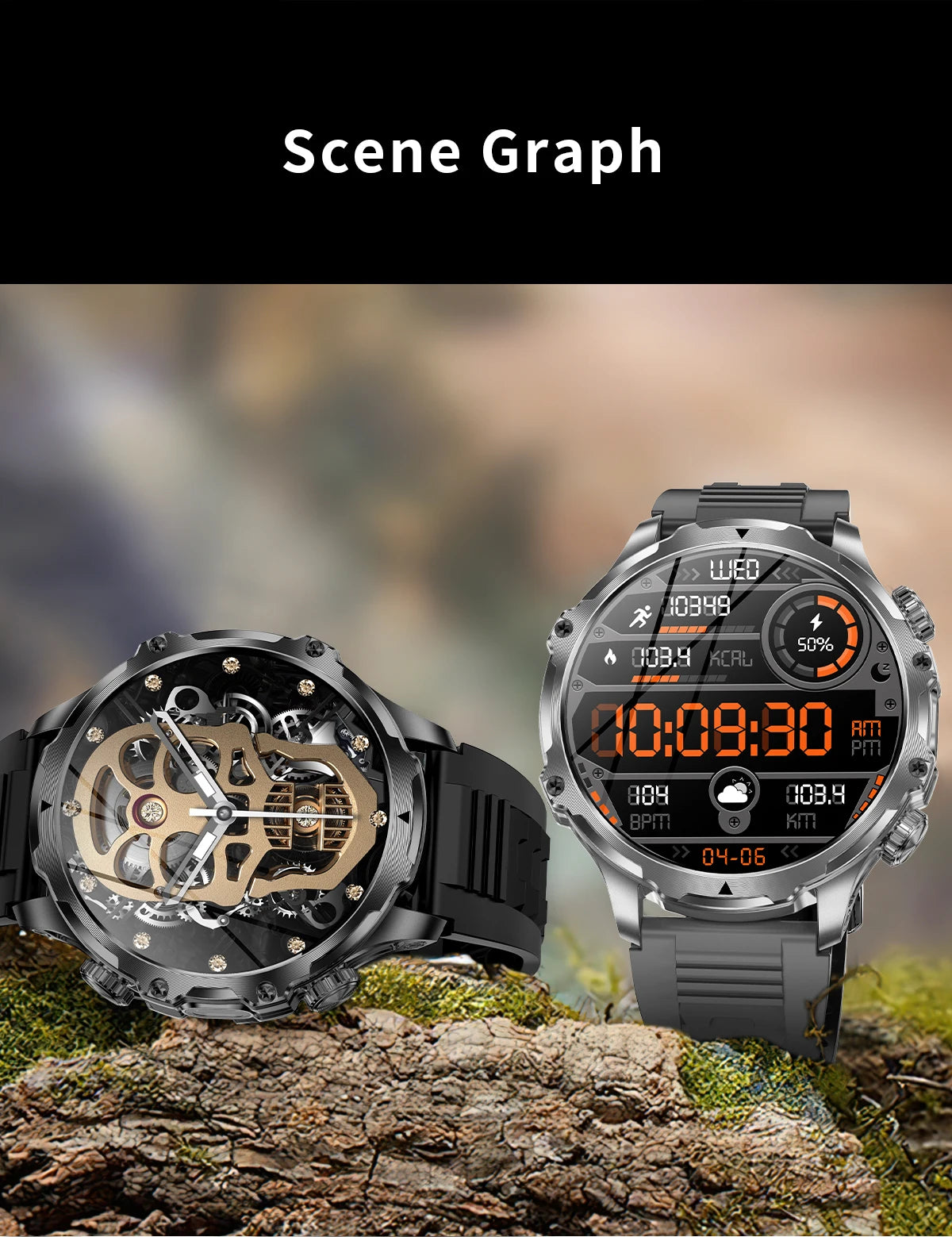 LIGE New 1.9" AMOLED 416*416 Screen Smart Watches Flashlight Outdoors Sports Fitness Tracker 700mah Large Battery Men Smartwatch