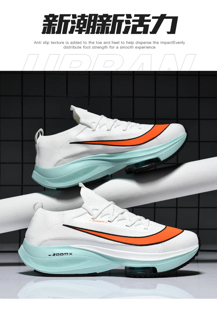 Outdoor Marathon Couple Sneaker Height Increasing Running Shoes for Men Original Soft Walking Tenis Boys Girls Sport Footwear 46