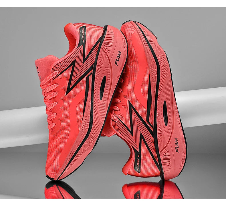 Carbon Plate Marathon Men Sports Running Shoes Air Cushion Lightweight Women Athletic Gym Sneakers Hiking Jogging Footwear