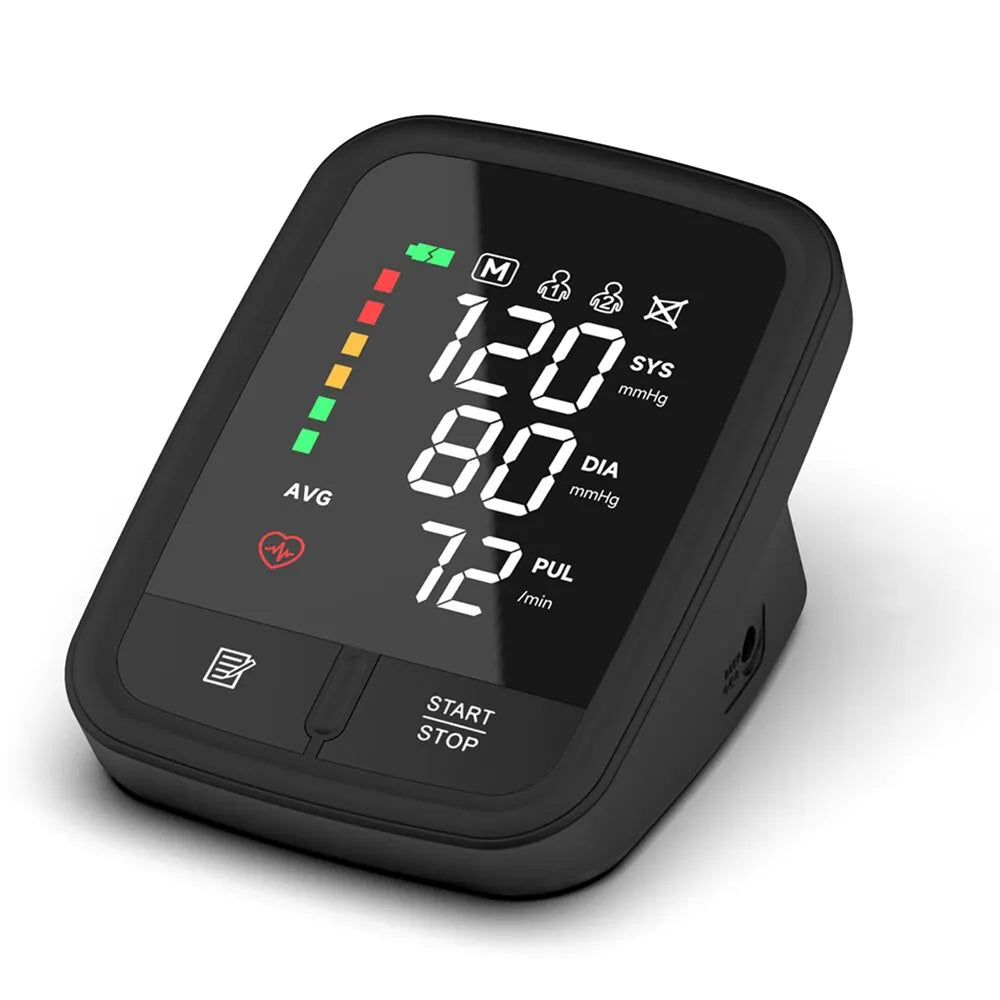 🩺 Yongrow Voice Portable Upper Arm Blood Pressure Monitor,LED Display | Rechargeable | Digital Tonometer | Voice Broadcast | Arm Sphygmomanometer