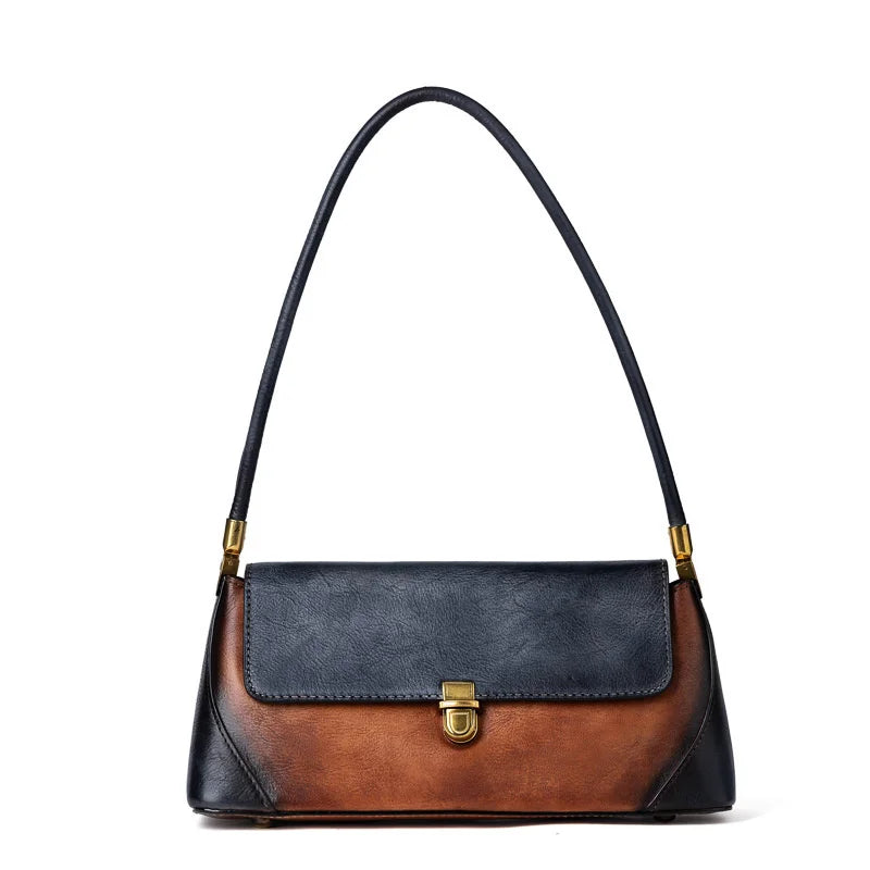 MOTAORA Retro Genuine Leather Women Shoulder Bag | Designer Phone Purse with Long Handle - Luxury New Collection
