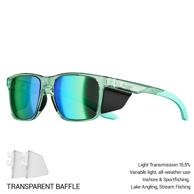Kapvoe Polarized Outdoor Fishing Sunglasses Men Women MTB Road Bicycle Cycling Glasses Sports Camping Bike UV400 Fishing Goggles