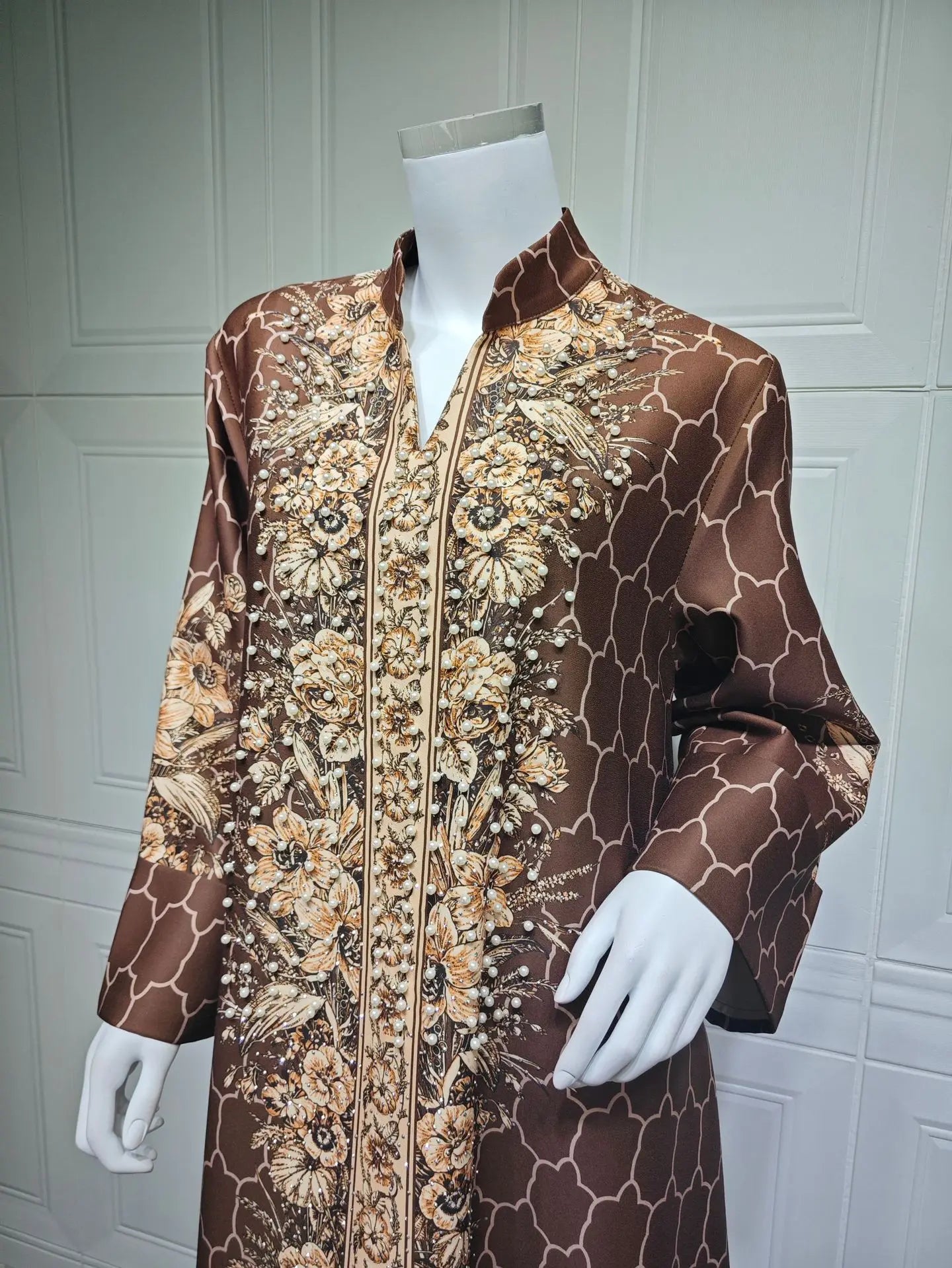 Muslim Dress Women Abaya for Eid Diamond Party Dresses Arab Long Robe Print Abayas Dubai Morocco Kaftan Islam Jalabiya Vestidos