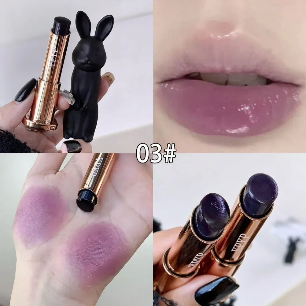 Dark Rose Moisturizing Lip Balm Hydrating Lip Care Stick Exfoliates Dead Skin Smoothens Lip Lines Perfect Base Clear Lipstick