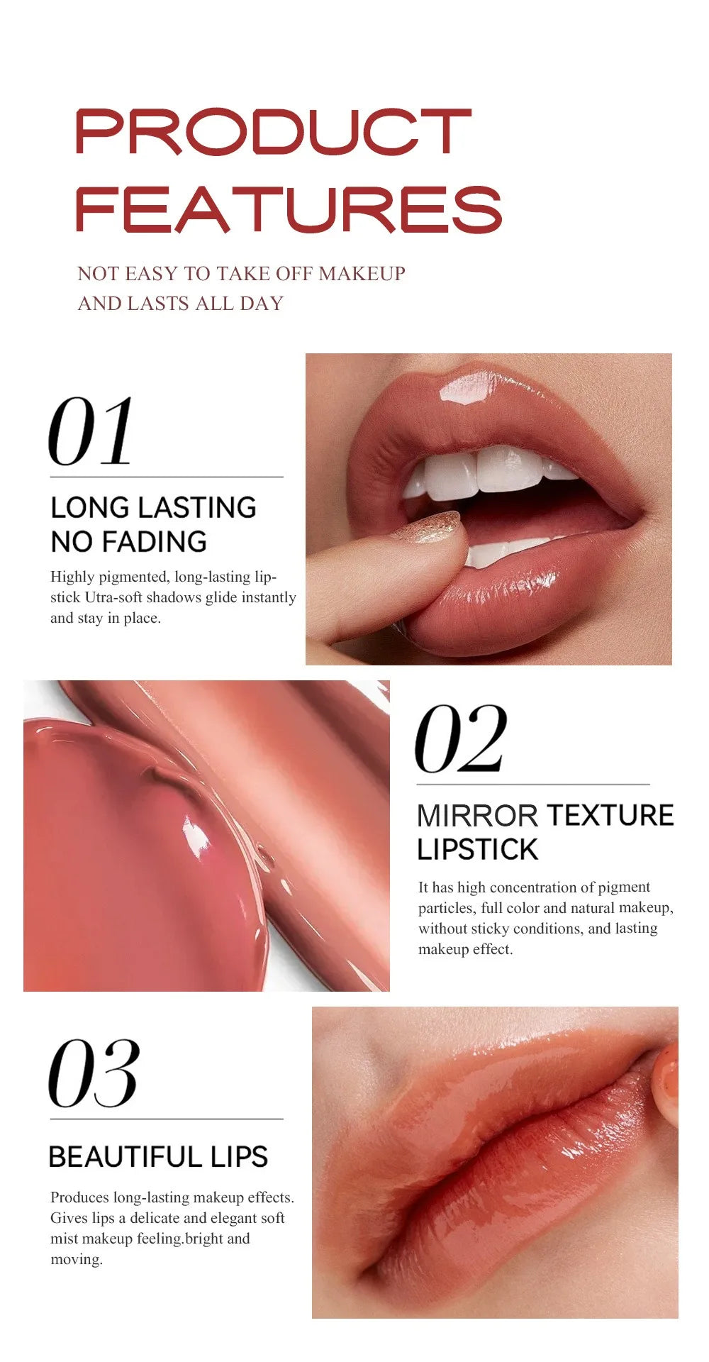 Moisturizing Crayon Lip Gloss Stick Velvet Long Lasting Non Stick Cup Lip Balm Waterproof Jelly Tint Lipstick Liner Pen Makeup