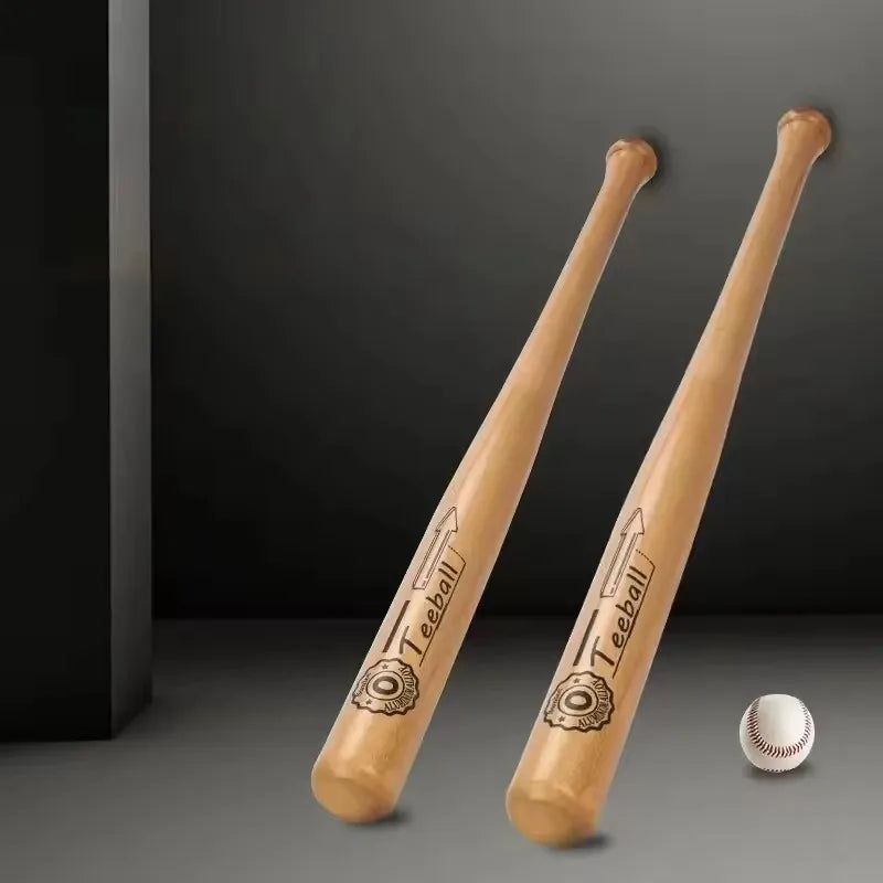 Professional Hardwood Baseball Bat 21-29 Inch Solid Wood for Sports Training Home Car Defense Personal Self-Defense