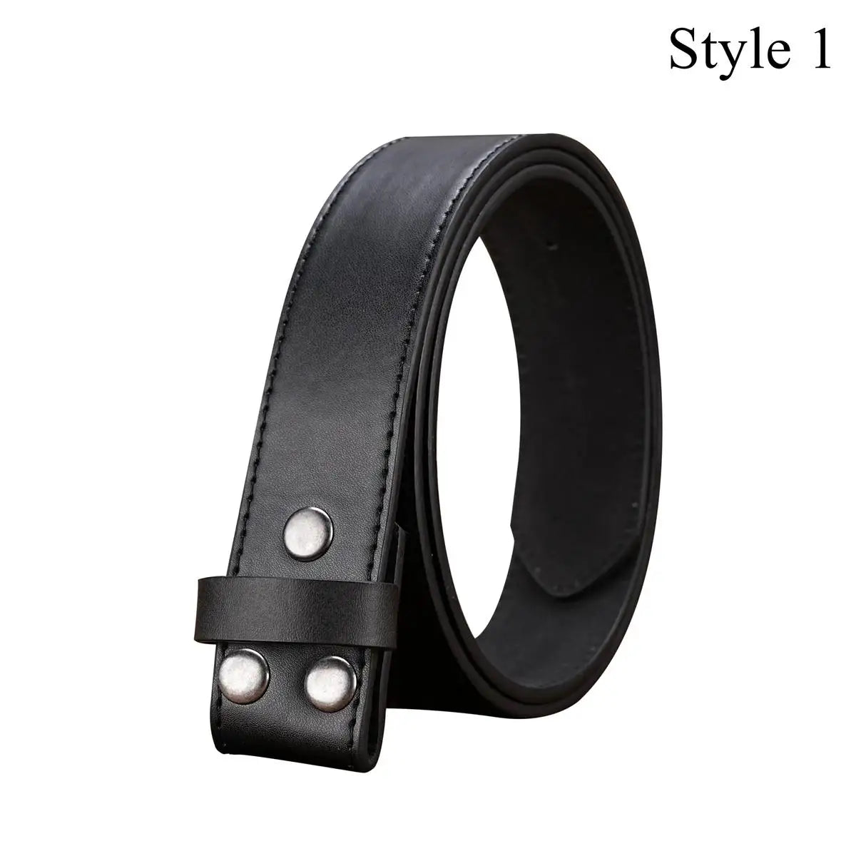 A Multi-color Pattern Pu Belt (Without Buckle) Can Be Changed Buckle for Men and Women