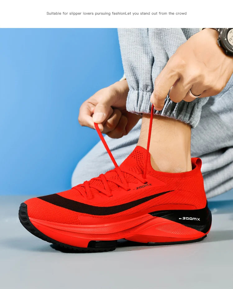 Outdoor Marathon Couple Sneaker Height Increasing Running Shoes for Men Original Soft Walking Tenis Boys Girls Sport Footwear 46