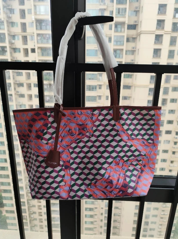 LOUP NOIR New Tote Bag for Women Famous Brands Bag Large Capacity Shoulder Women Bags LOUP NOIR Bag High Quality Casual Totes