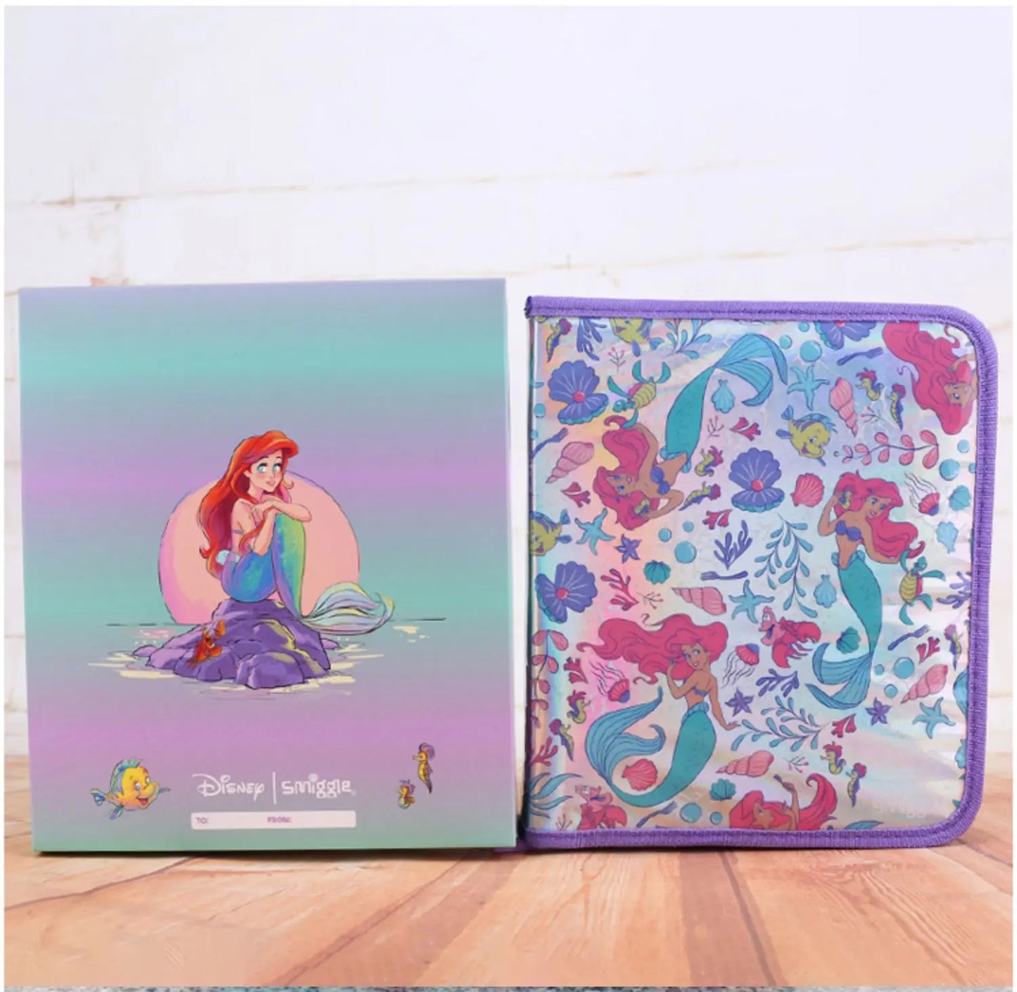 Genuine Australia Smiggle Backpack Disney Mermaid Stationery School Bag Lunch Bag Anime Backpack Student Gift Separate Purchases