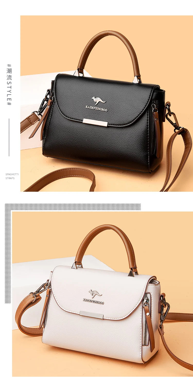 High Quality Pu Leather Casual Crossbody Shoulder Bags for Women 2023 New Luxury Purses and Handbags Women Bags Designer Totes