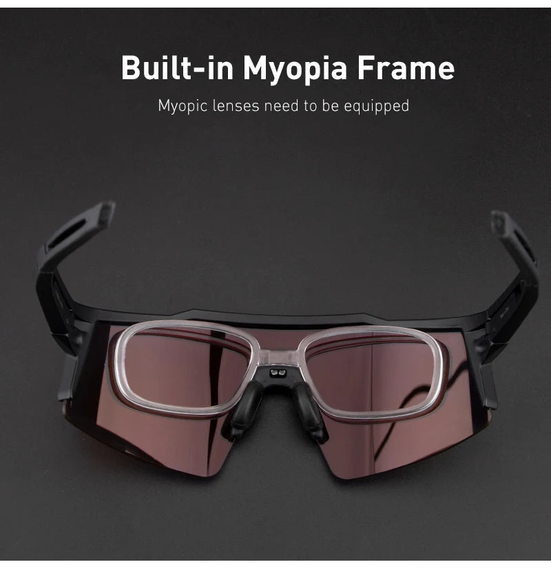 Kapvoe Road Driving Bike Sports Cycling Glasses Running Sunglasses Outdoor Men Woman Bicycle Cycling Mountain UV400 Goggles