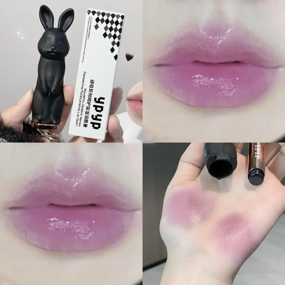 Dark Rose Moisturizing Lip Balm Hydrating Lip Care Stick Exfoliates Dead Skin Smoothens Lip Lines Perfect Base Clear Lipstick