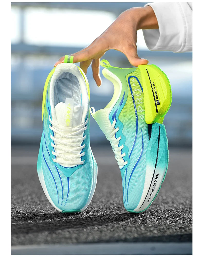 Men's Sports Shoes Racing Carbon Plate Marathon Sneakers Light Comfortable Athletic Running Shoes Tennis Cross Training Shoes