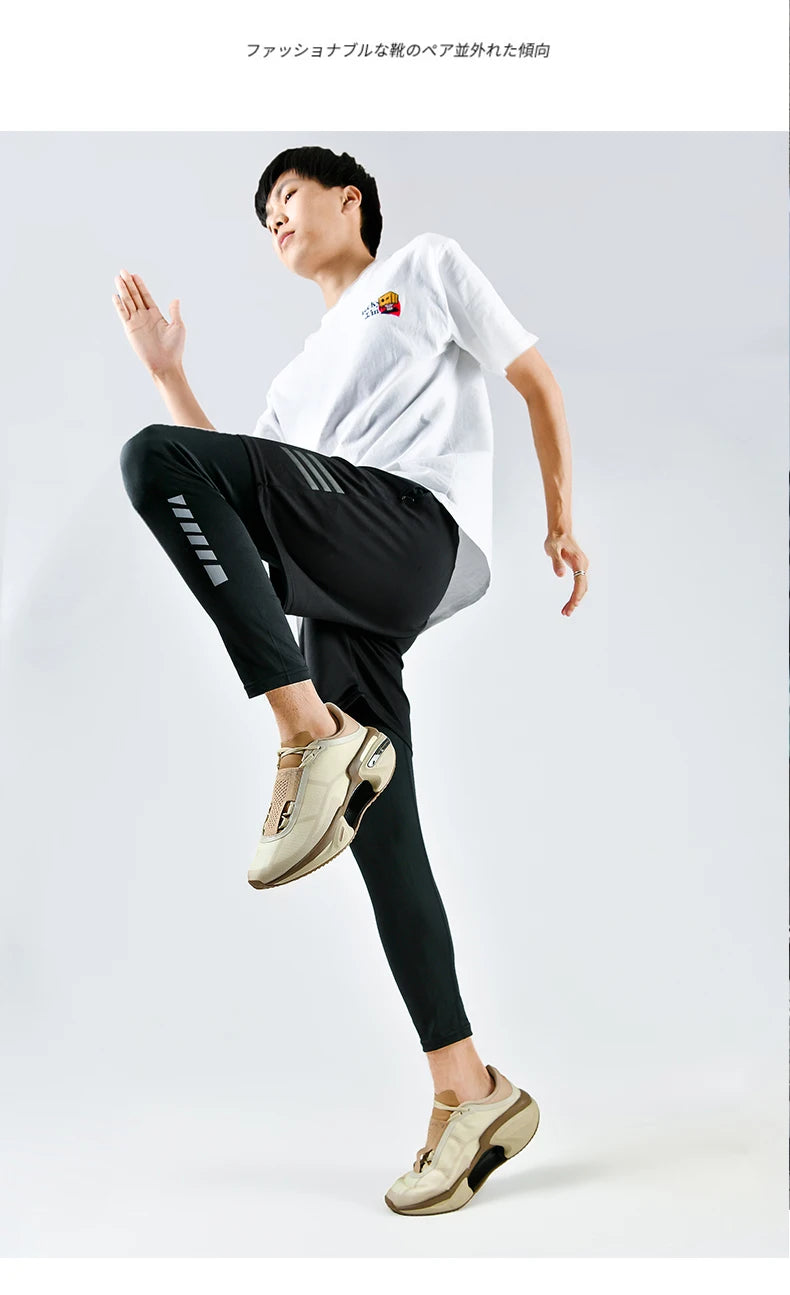 UrbanFlex™ Breathable Height-Lift Sneakers – Men's Casual Athletic Trainers