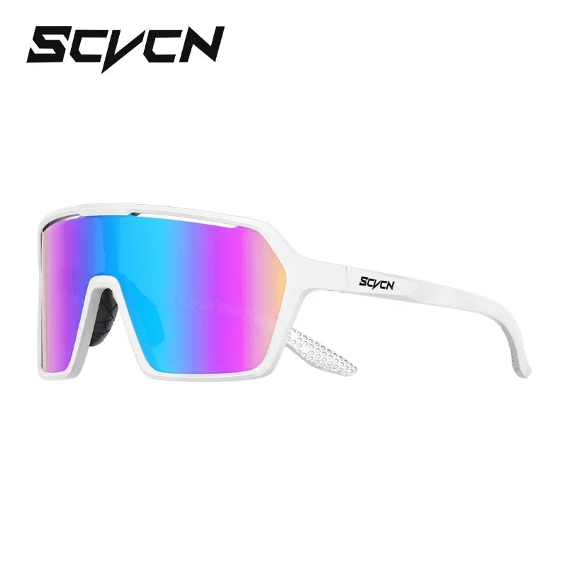 SCVCN Sunglasses for Men Cycling Glasses Fashion Photochromic Women Bike Mountain Road Bicycle Eyewear Cycle Goggles UV400 MTB