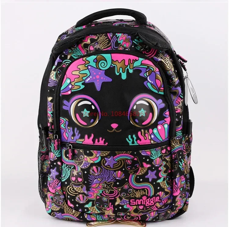 Genuine Australia Smiggle Backpack Kitten School Bag Cartoon Series Anime Backpack Student Gift Separate Purchases