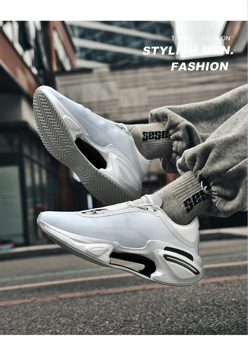 UrbanFlex™ Breathable Height-Lift Sneakers – Men's Casual Athletic Trainers