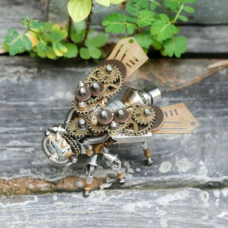 Mechanical Insect Iron Metal DIY Building Blocks 3D Three-Dimensional Assembly Model Puzzle toys Birthday Gift for Kid Adult