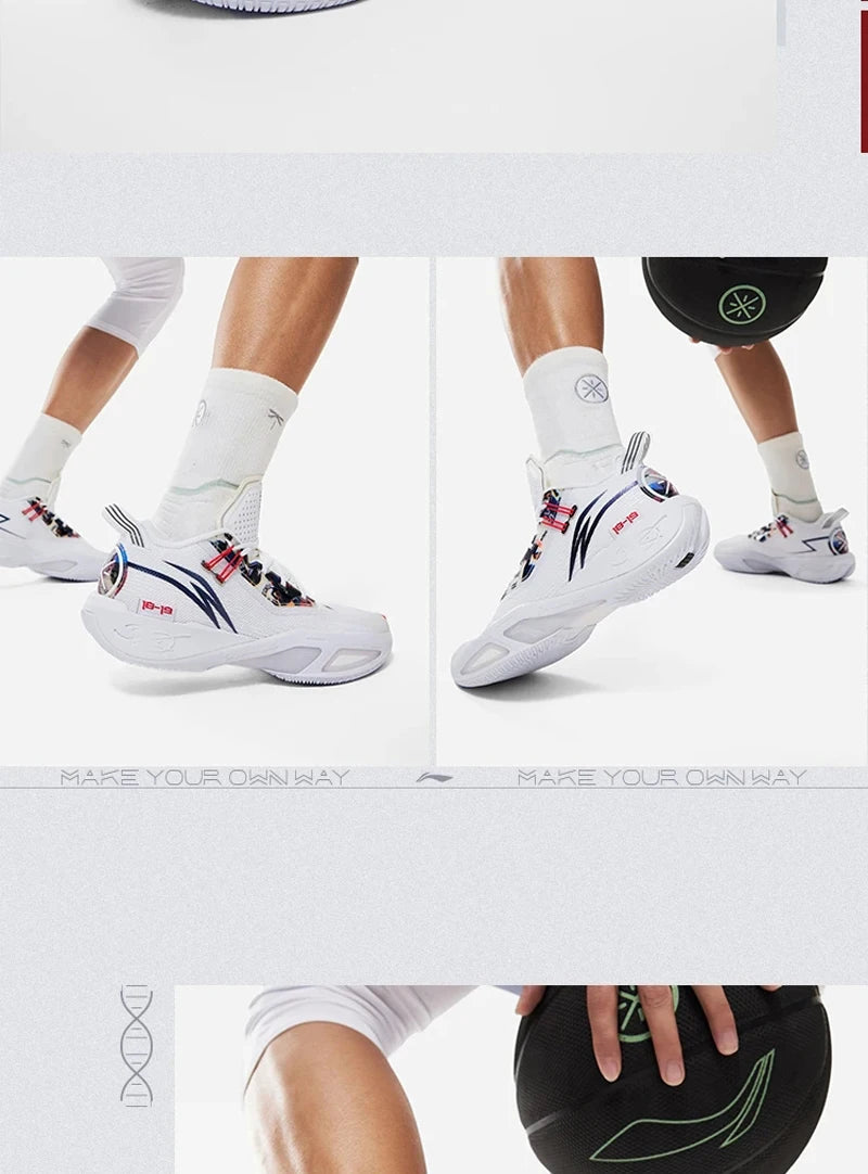 WADE FISSION 9 Professional Basketball Shoes – BOOM Cushion, Stable Support Sneakers