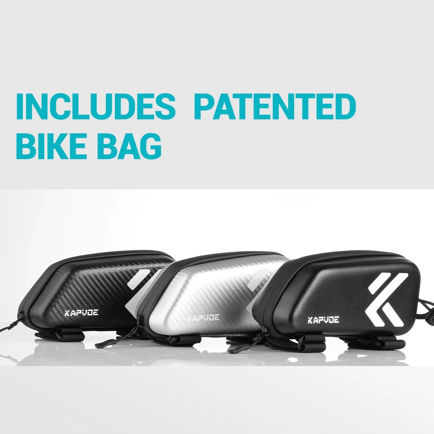 KAPVOE New Glasses Storage Box Fashion Cycling Storage Bag Outdoor Sport Glasses Accessories MTB Bicycle Bike Silver Equipment
