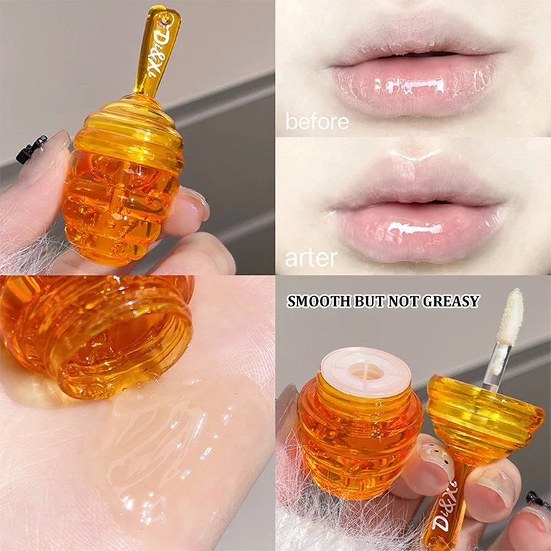 Honeypot lip oil set box Moisturizing hydrating layer mist lipstick all match lip moisturizing lip toot lip gloss parity