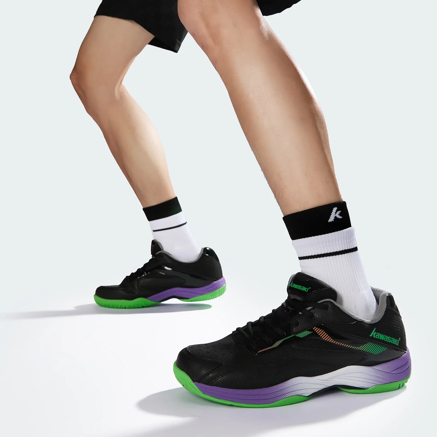 Kawasaki Badminton Shoes 2025 NEW K4B50-C32011 tenis masculino Anti-torsion Cushioning Tennis Shoes Man Woman