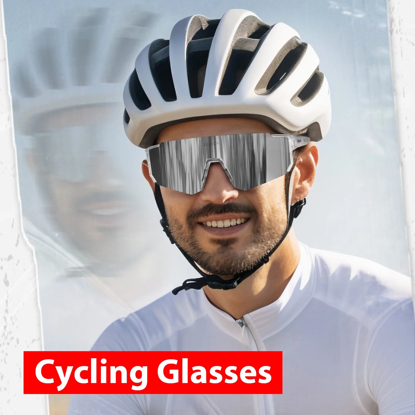 SCVCN MTB Cycling Sunglasses Men Road Driving Bike Glasses Outdoor Sports Mountain Hiking Women Bicycle UV400 Cycling Goggles