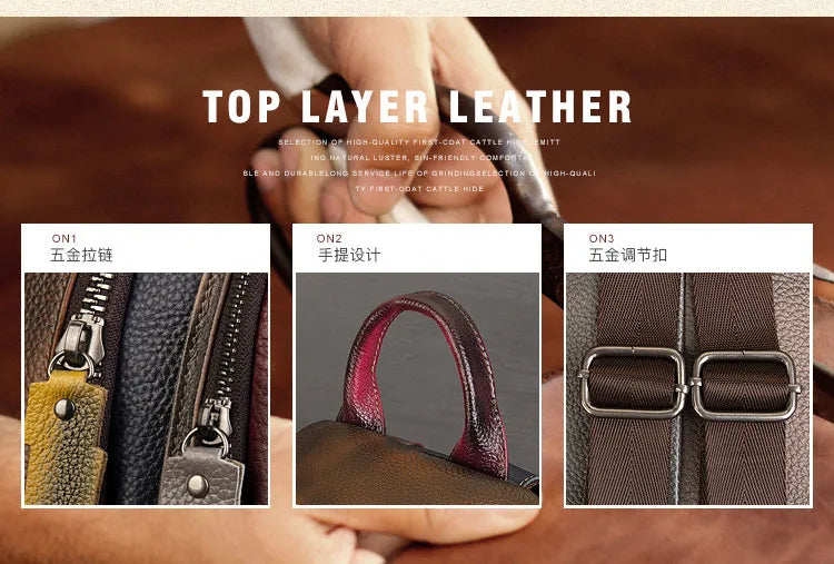 MOTAORA 2025 Soft Cowhide Leather Backpack Large Capacity Two-Tone Spliced Hand Painted College Student Travel Hiking Casual Bag